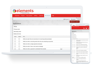 Setting Bill Pay Alerts