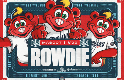 illustration of Rowdie from the Indianapolis Indians